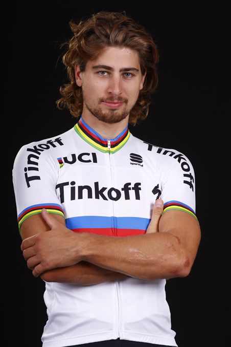 Peter Sagan in his 2016 world champion's kit