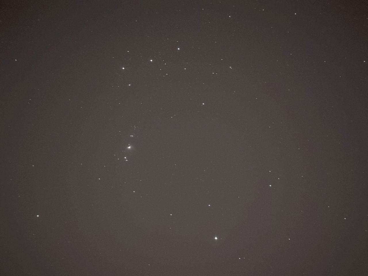 Samsung Galaxy S24 Ultra Astrophotography M42 the Great Irion Nebula.