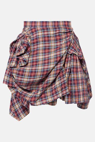 Vivienne Westwood, Tartan Linen and Cotton Miniskirt