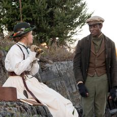 Iola Evans as Tanna Goff and Ernest Kingsley Jr as Washington Black, in 'Washington Black.'