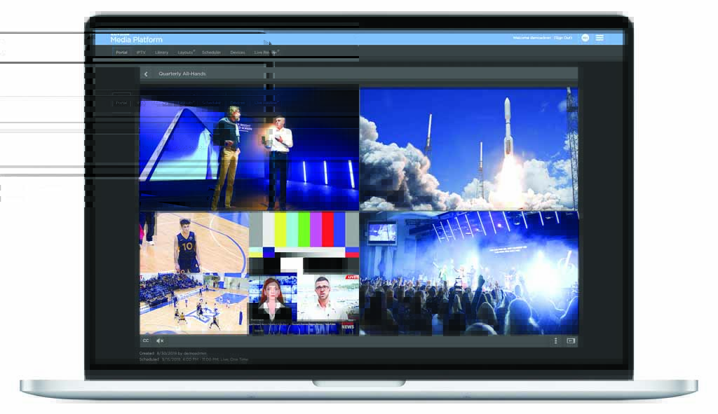 Haivision Media Platform is a flexible and scalable solution for multi-site corporate communications and IPTV, high-capacity live video monitoring and recording and highly secure video.