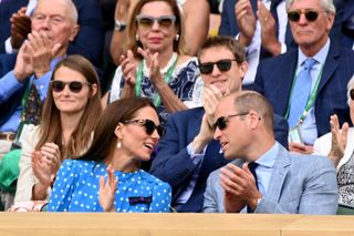 The Duke and Duchess of Cambridge attend Wimbledon 2022
