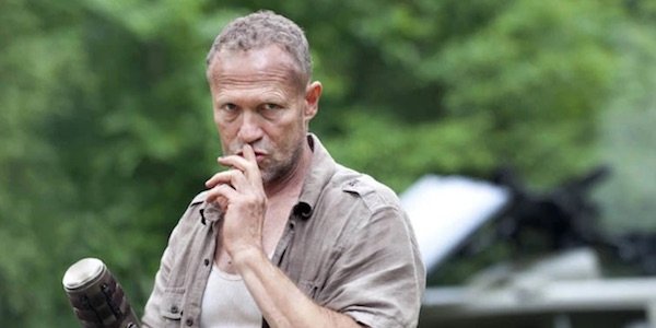 Merle without his arm in The Walking Dead