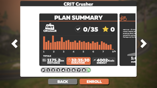 Zwift training plans: Crit Crusher