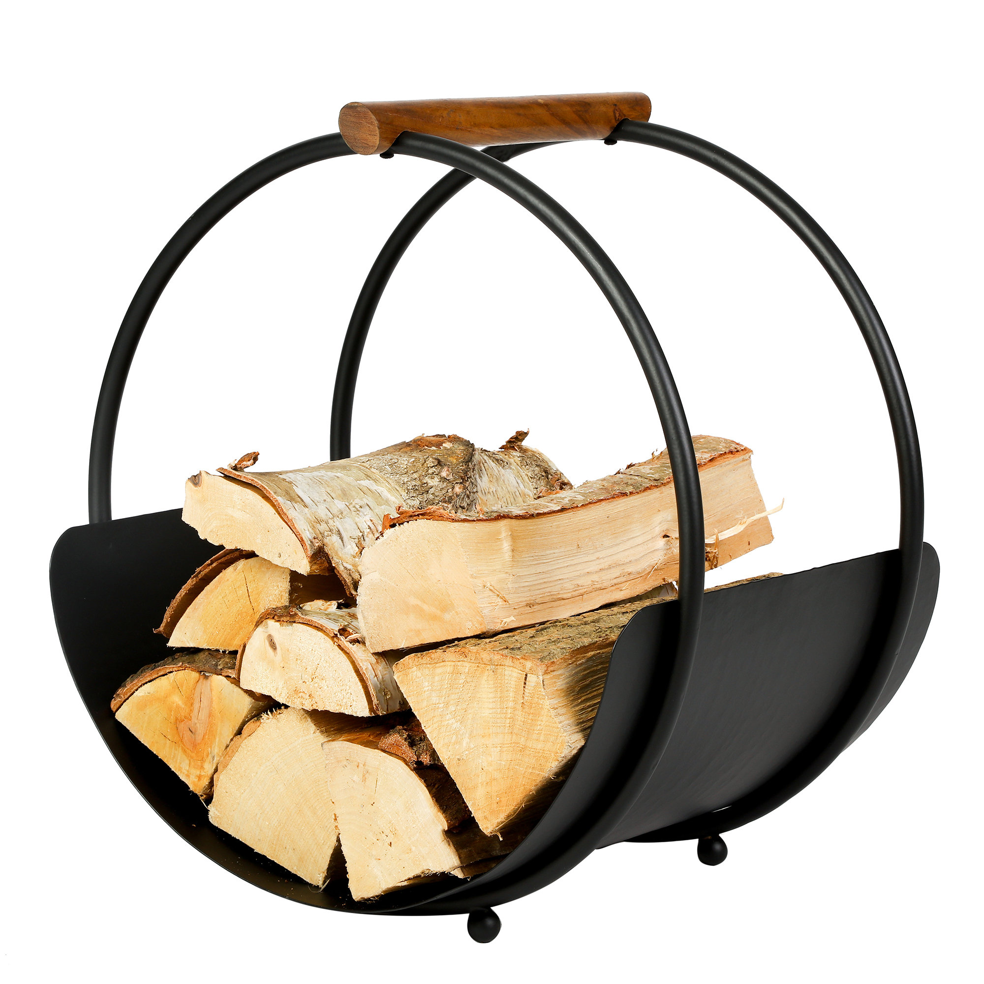 Khue 42cm W Metal Log Rack