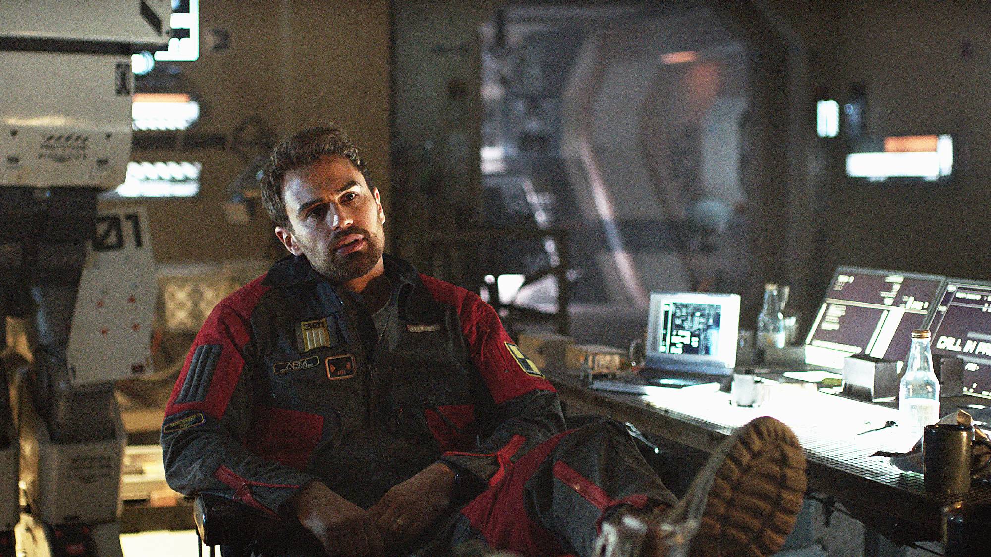 Theo James as George in "Archive" movie (2020)