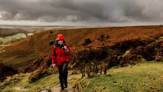 Woman hiking