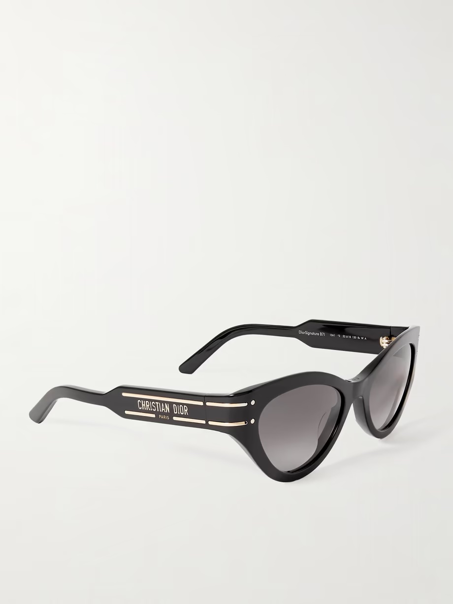 Diorsignature B71 Cat-Eye Acetate Sunglasses