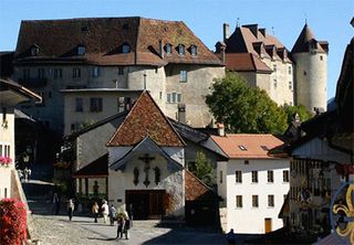 The picturesque Swiss village of Gruyères is a brilliantly unlikely setting for Giger's biomechanical creations