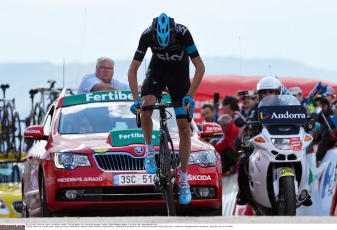 Chris Froome (Team Sky) records another second palce