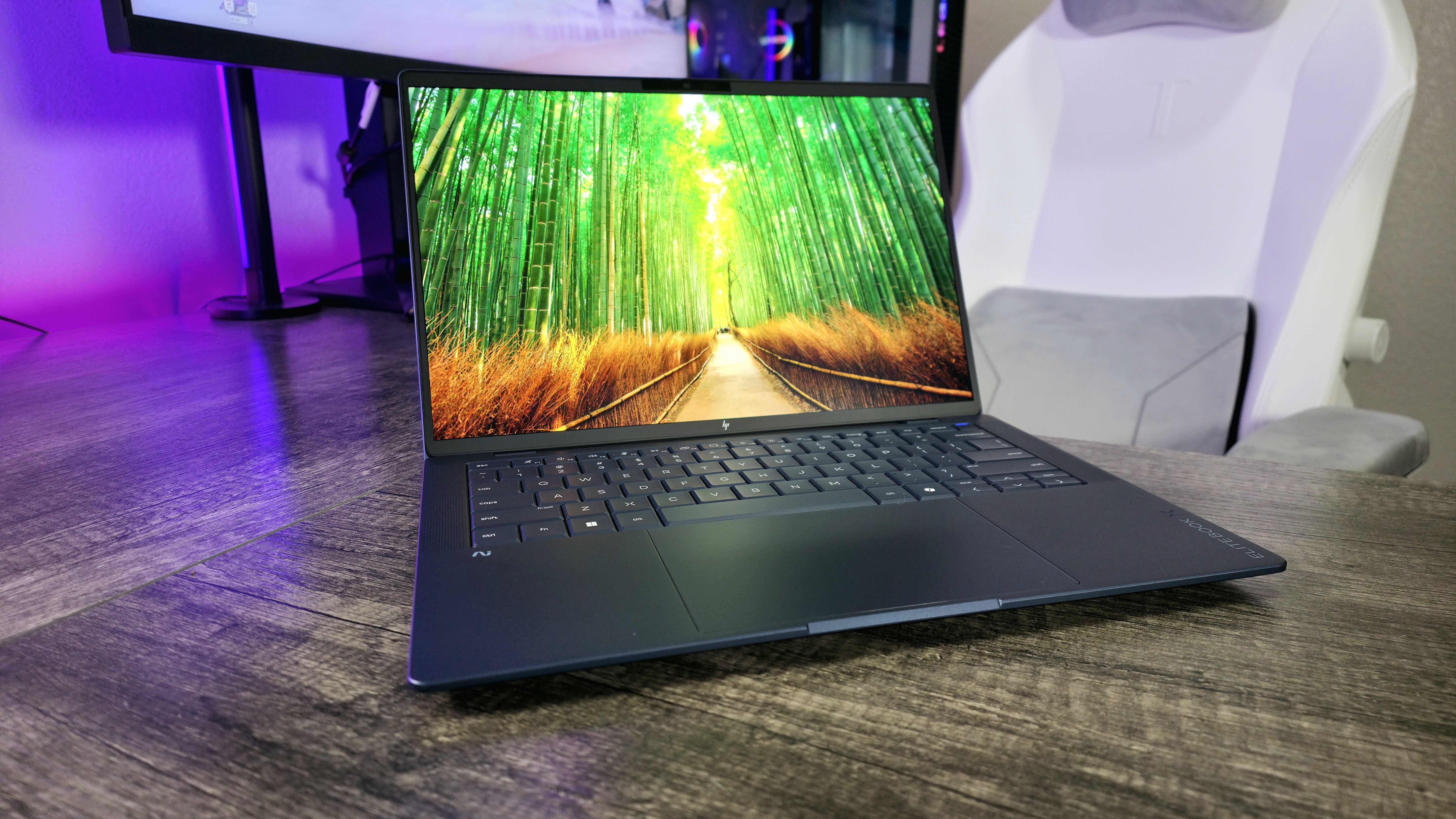 Image of the pre-production HP EliteBook X 14 (G2i) laptop.