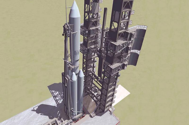 Artist&#039;s Concept of Russia&#039;s New Angara Rocket