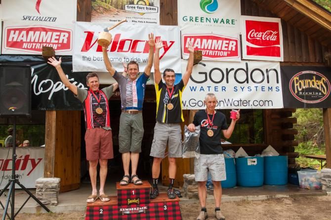 Masters' podium