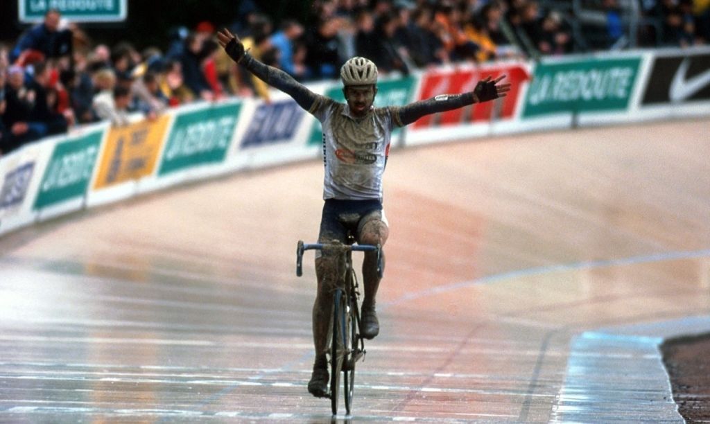 A mud-bath, an over-inflated spare tyre, and a domestique holding the cobblestone trophy – Servais Knaven relives his iconic Paris-Roubaix victory 25 years on