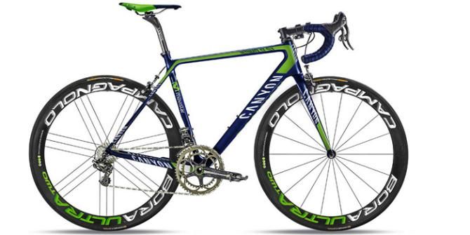 The Movistar Ultimate CF SLX 9.0 bike