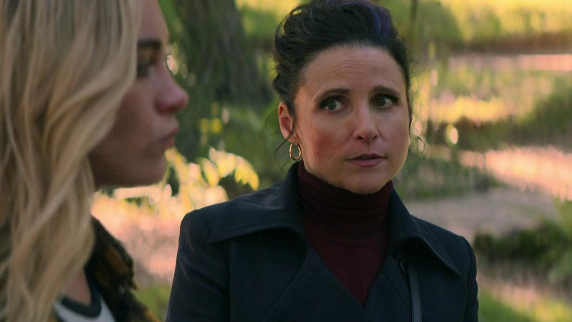 Julia Louis-Dreyfus as Valentina Allegra de Fontaine in the Black Widow post-credits scene.