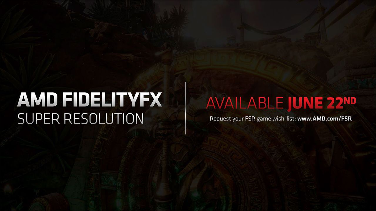 AMD FidelityFX Super Resolution slide deck