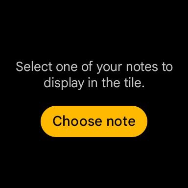 Google Keep single note tile interface