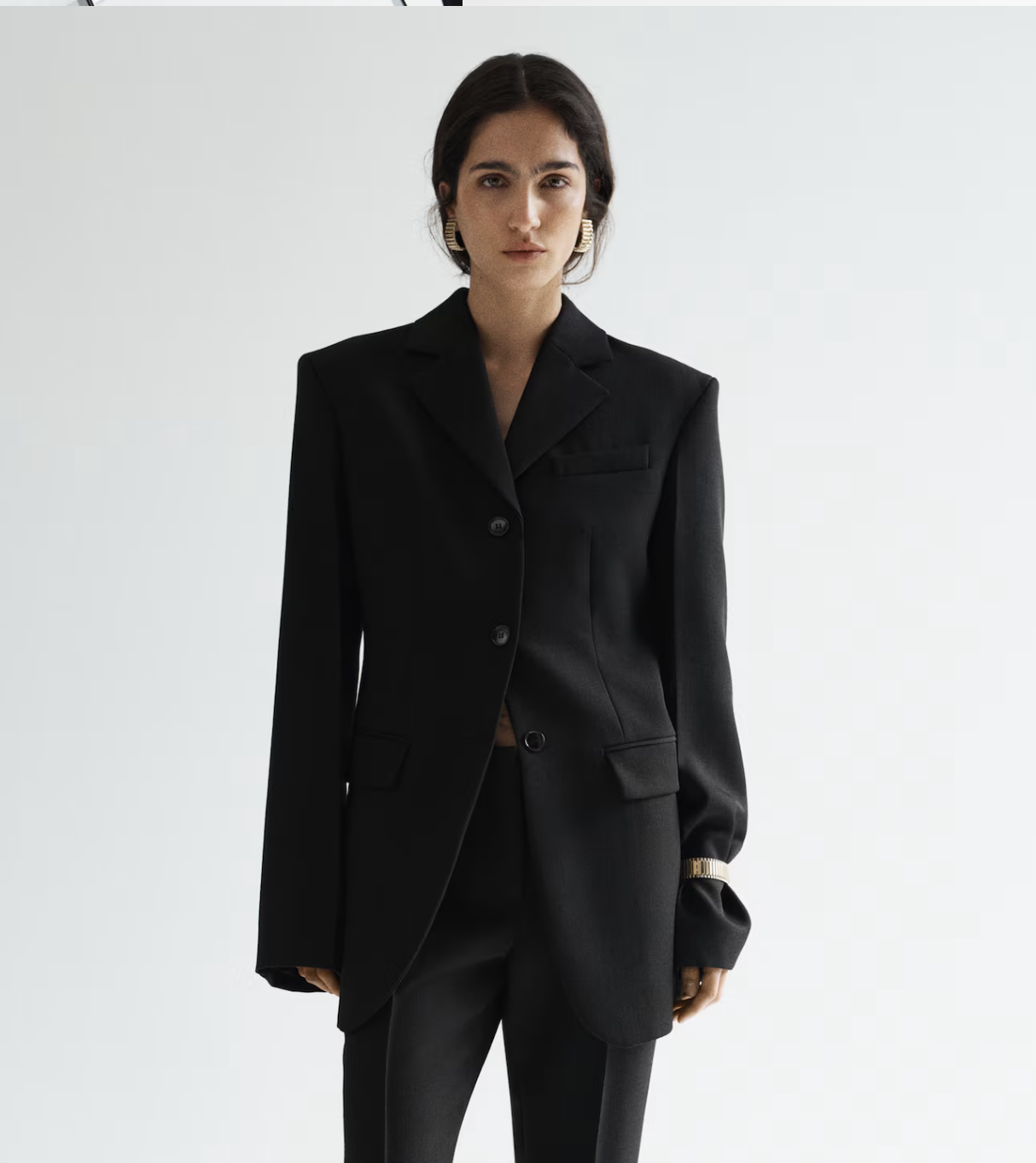 H&amp;amp;M, Single-Breasted Wool Blazer
