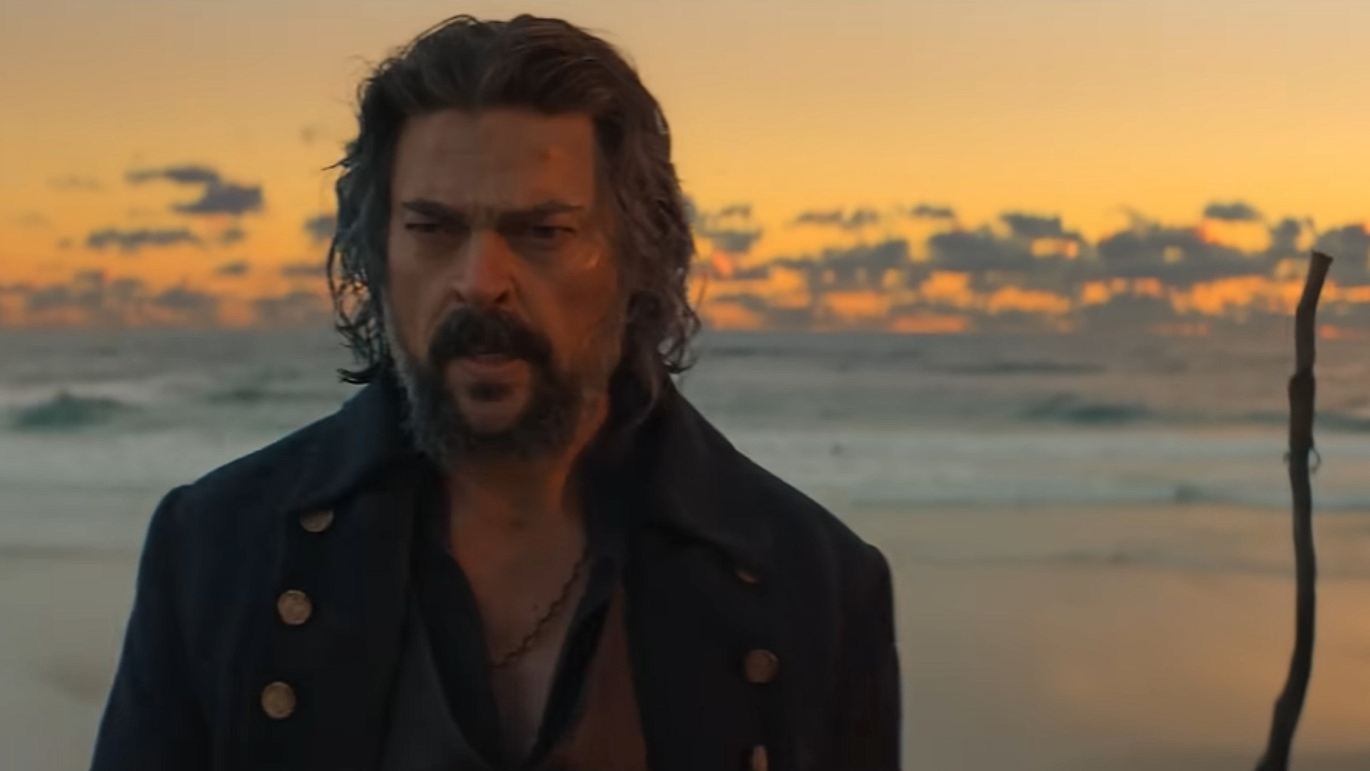 Karl Urban as Captain Connor in The Bluff