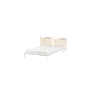 VEVELSTAD Bed Frame with 2 headboards