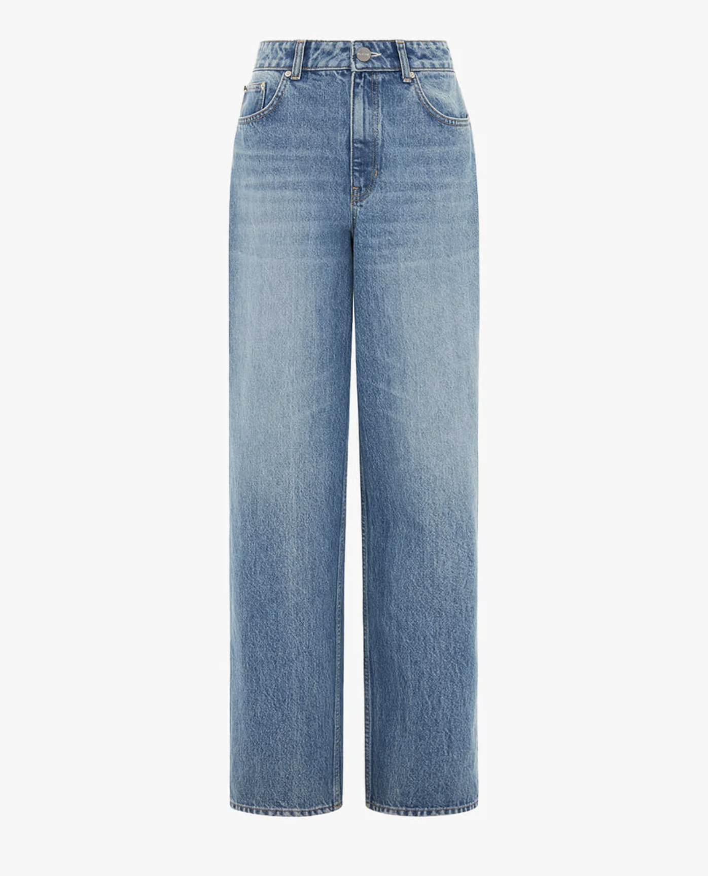 ALIGNE, High Rise Straight Leg Jeans