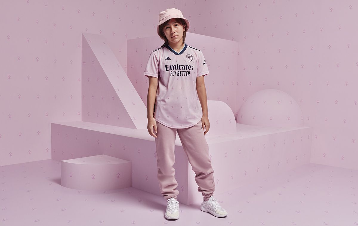 New pink Arsenal third kit 2022/23
