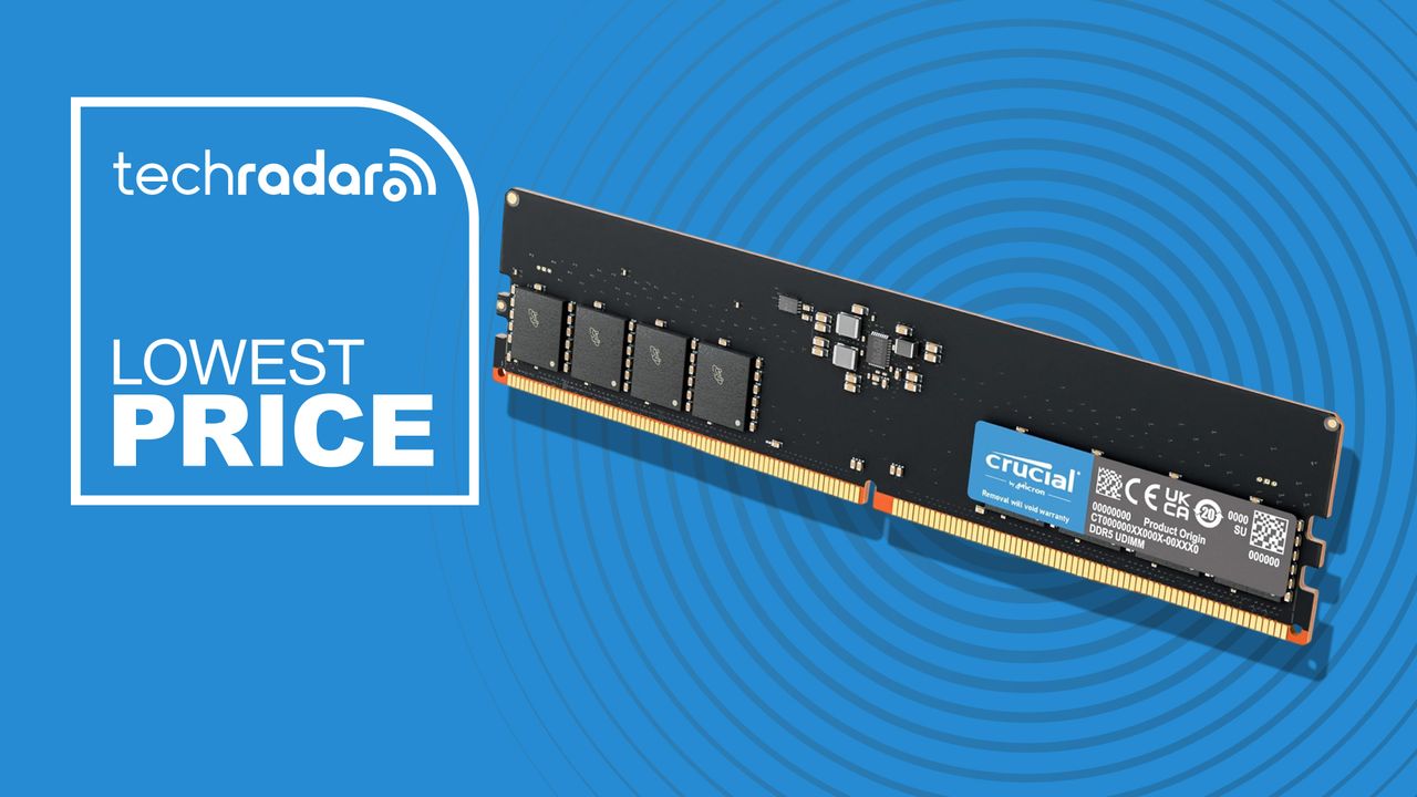 Grab 16GB of DDR5 RAM at the cheapest price in the UK before it’s gone — Crucial DDR5-5600 memory is just £66 on Amazon