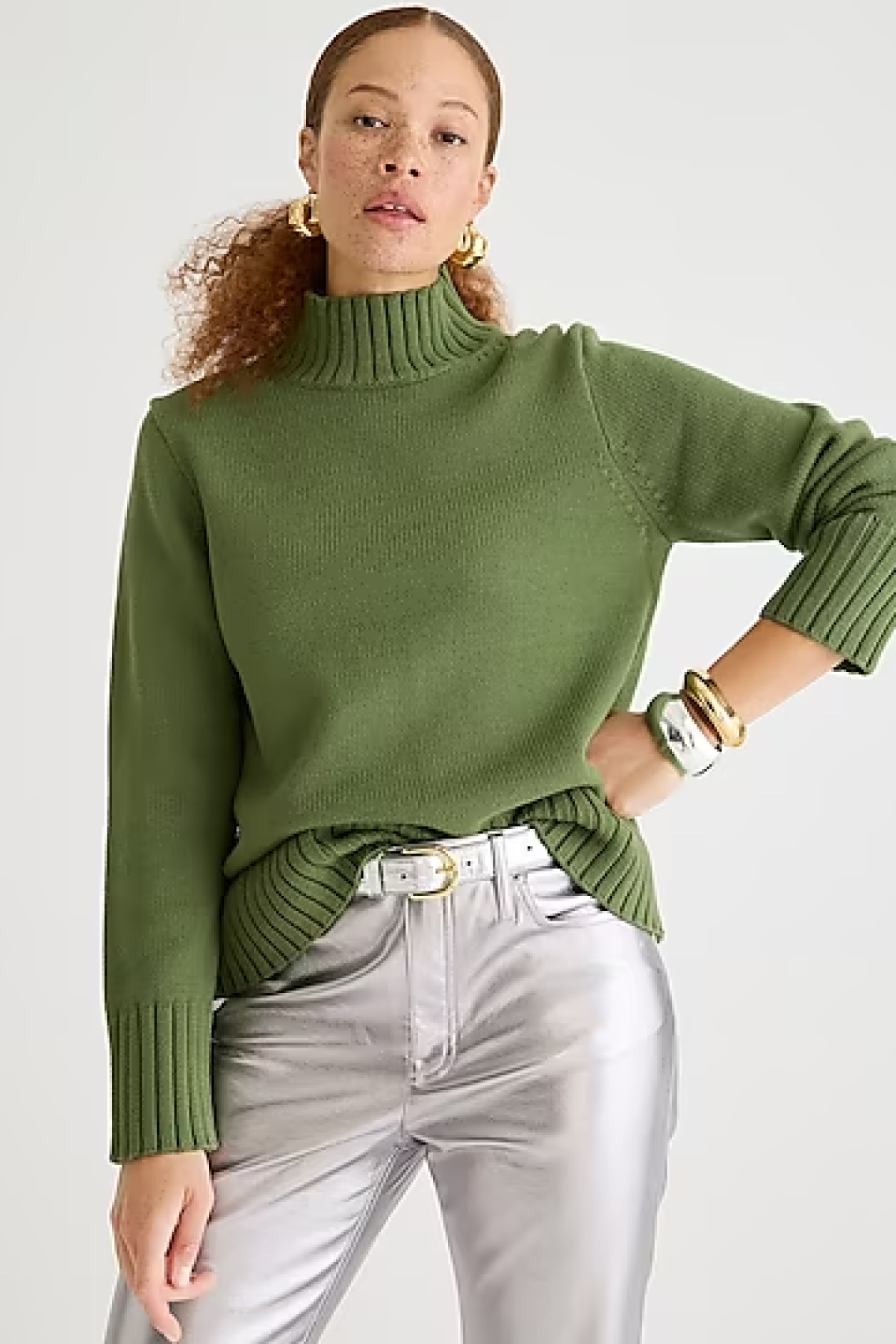 J.Crew Cotton turtleneck sweater