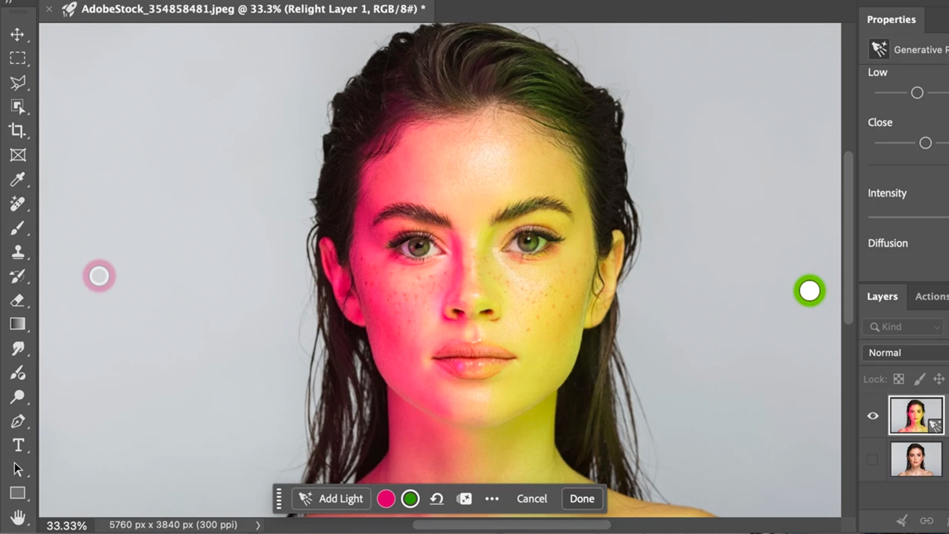 Adobe Photoshop Relight tool