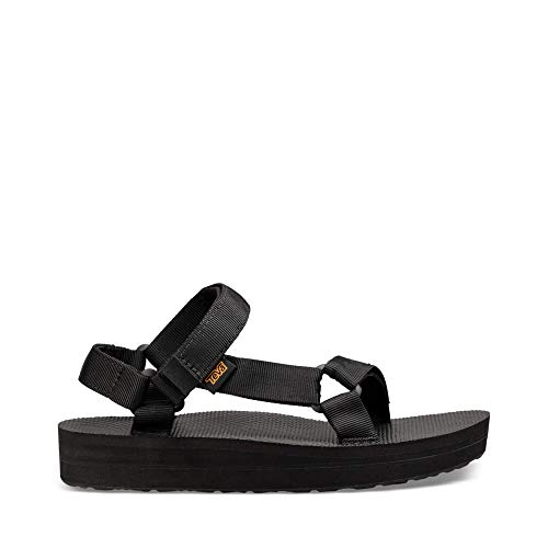 Teva Women's Midform Universal Wedge Sandal, Black, 7 Uk
