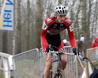Sean Worsech stays focused at Wachtebeke.