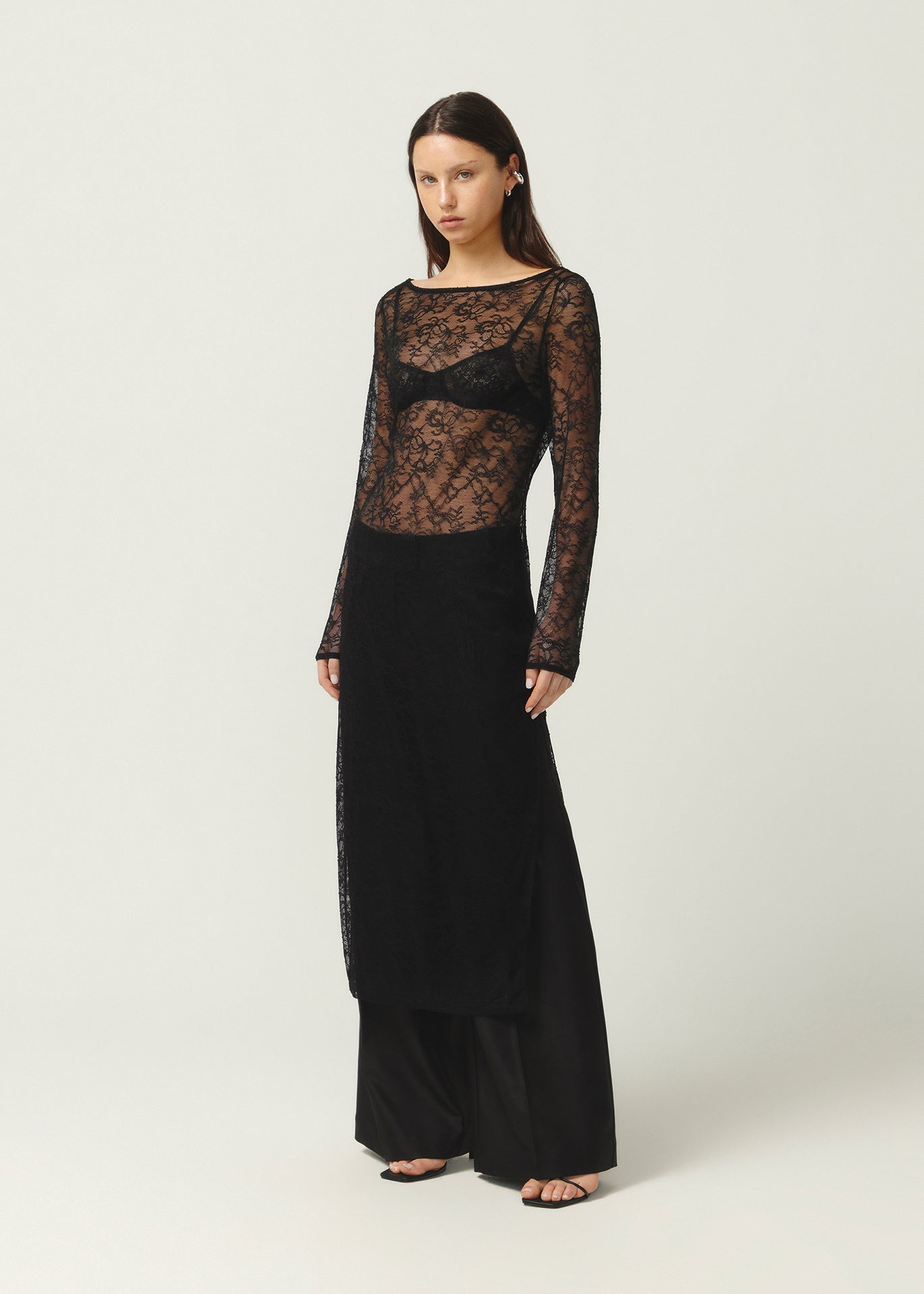 Long Sleeve Lace Dress