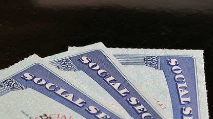 picture of three Social Security cards