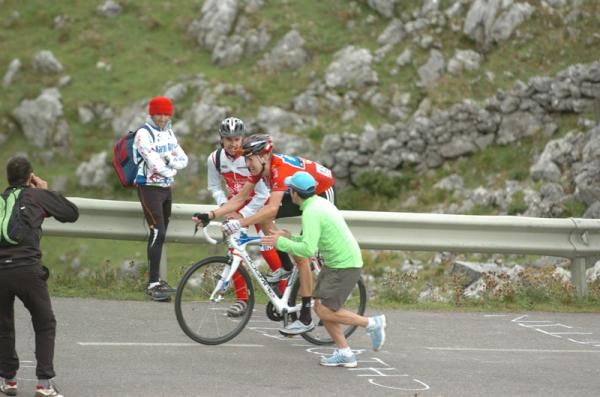 Wiggins had plenty of support from the Spanish fans