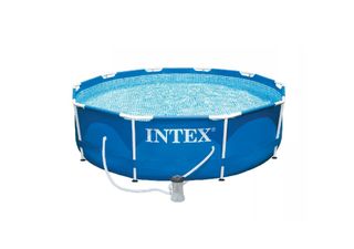 Intex Pool Kit w/ Intex 10 x 2.5-Ft Pool Set w/ Filter Pump w/ 10-Ft Pool Cover
