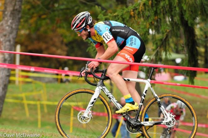 Travis Livermon (Team Smart Stop p/b Mountain Khakis) on a climb