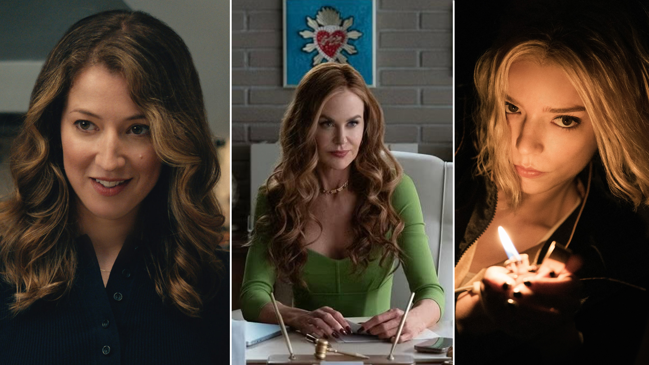 Shows coming to Apple TV (left to right): Maximum Pleasure Guaranteed, Margo's Got Money Troubles, Lucky. 