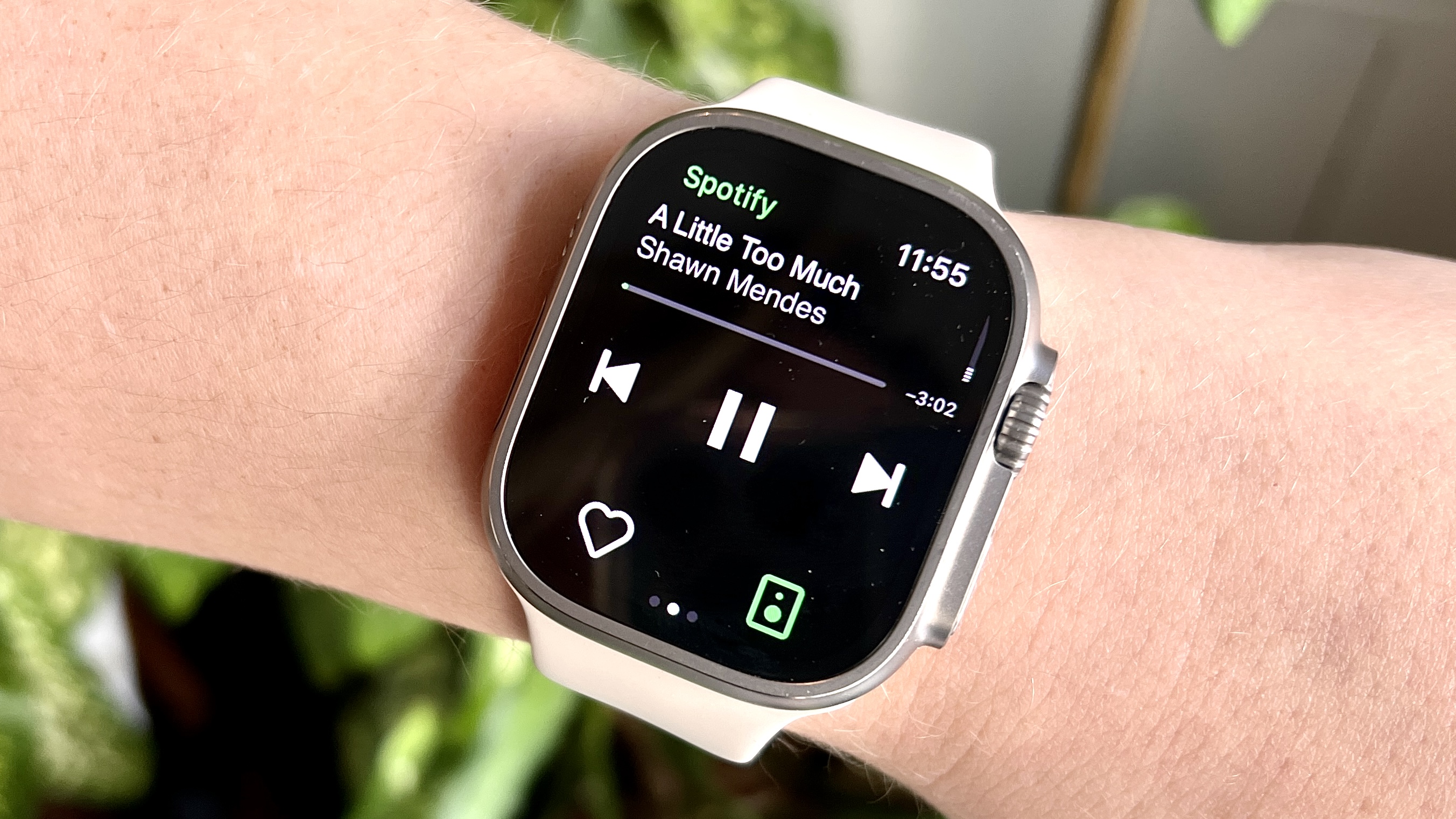 Aplicación Spotify en Apple Watch