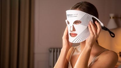 This Currentbody Skin LED Light Therapy Mask is £74 off - and it's a W&H  Beauty Award 2020 winner