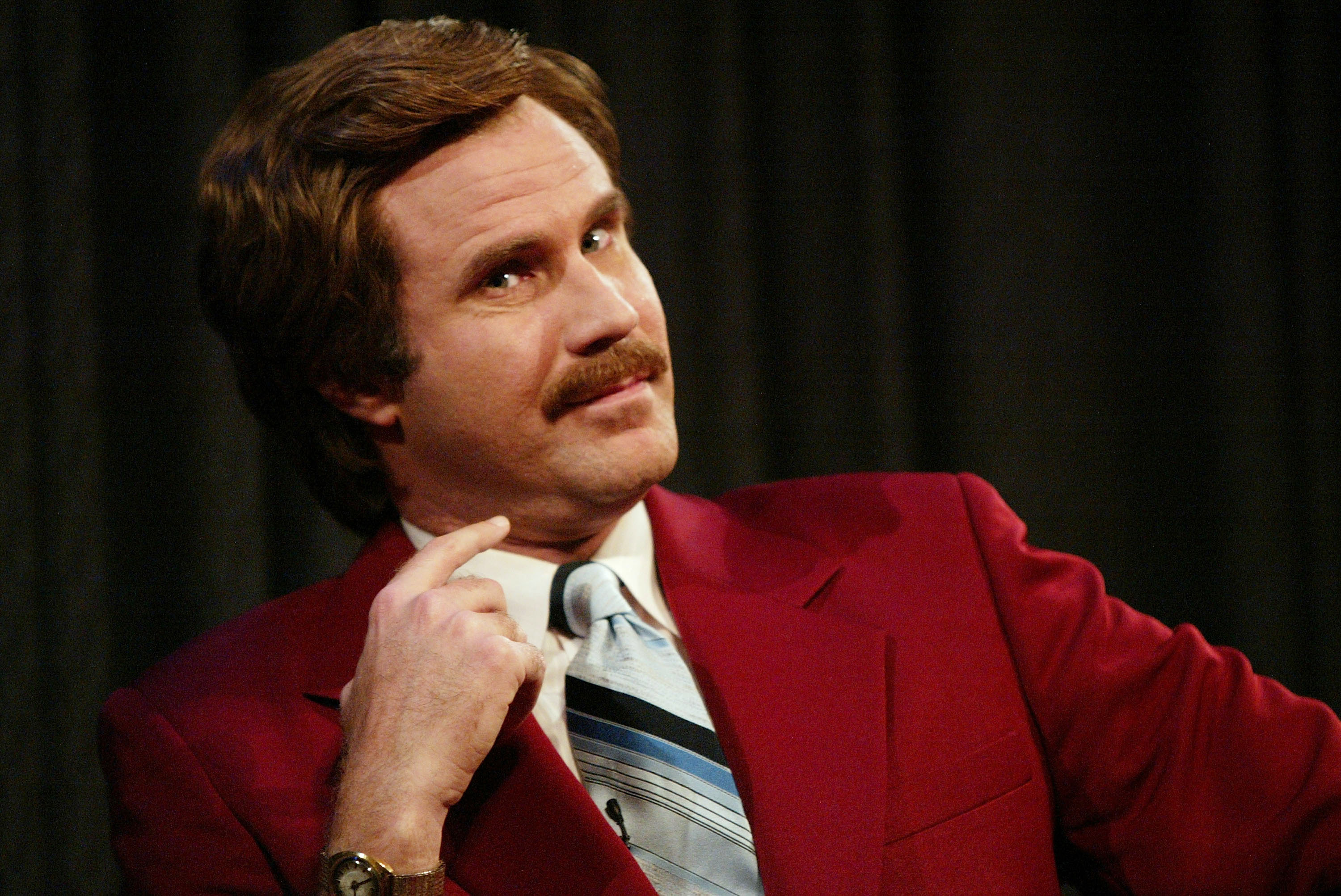 Will Ferrell, aka Ron Burgundy.