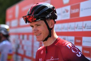 Chris Froome (Team Ineos) is happy to be back racing at the 2020 UAE Tour