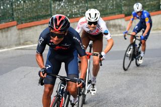 Egan Bernal (Ineos Grenadiers) raced to second place in the Trofeo Laigueglia in early March
