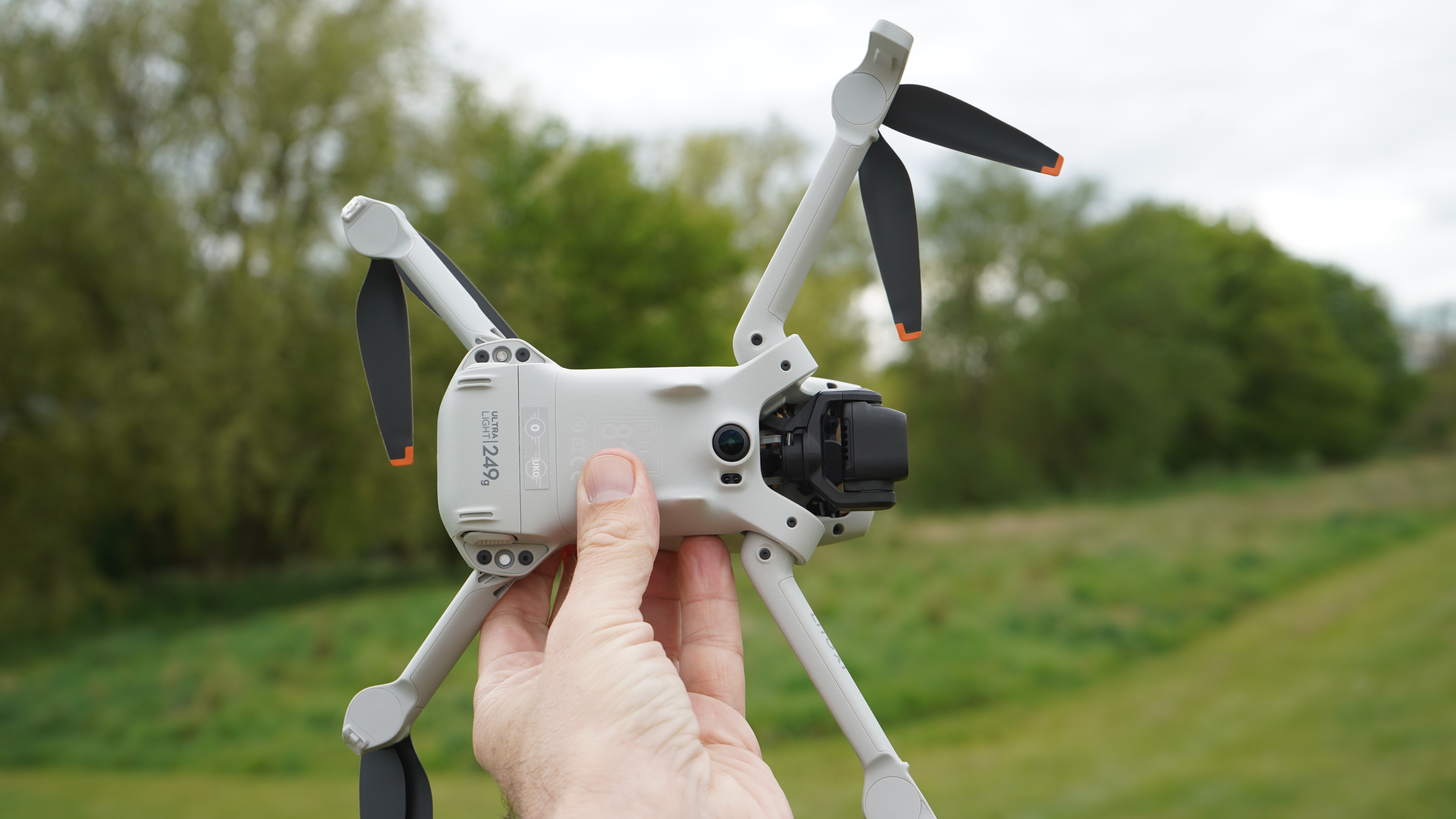 DJI Lito X1 drone in hand