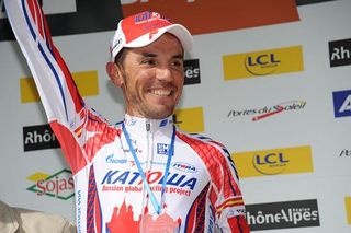 Joaquim Rodriguez (Katusha) on the podium