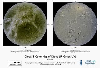 Dione Hemispheres