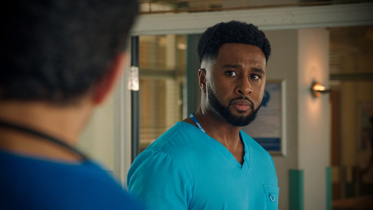 Trieve Blackwood-Cambridge plays Josh Hudson in Holby City