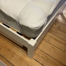 Silentnight Deep Sleep Ultimate 1000 mattress topper being tested at home on a bed