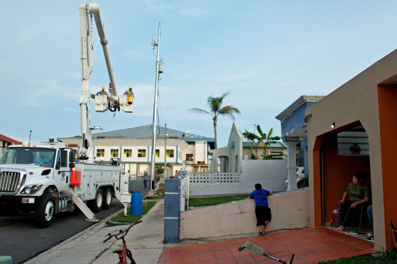 Puerto Rico Electric and Power Authority workers.