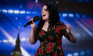 Kathleen Jenkins had the audience on their feet when she sang Wild Horses…and all of the judges. See what Simon said about her here.